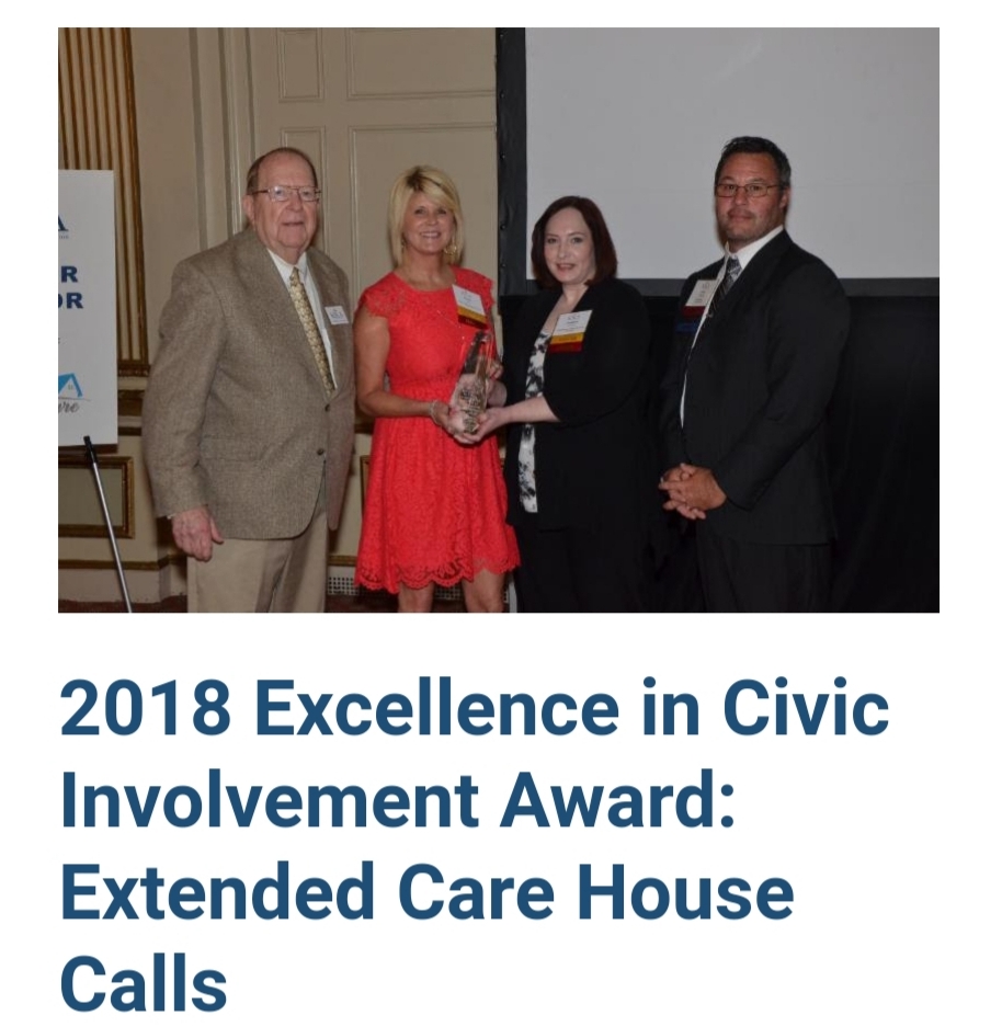 2018 Excellence in Civic Involvement Award: Extended Care House Calls